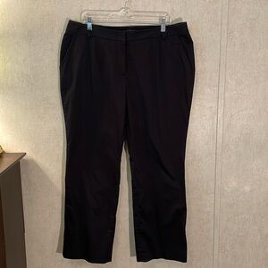 Talbots black womens petite heritage size 16w pants. 97% cotton.